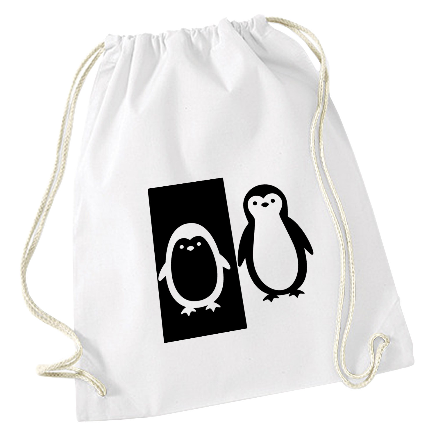 Turnbeutel / Stoff-Rucksack »Pinguin«